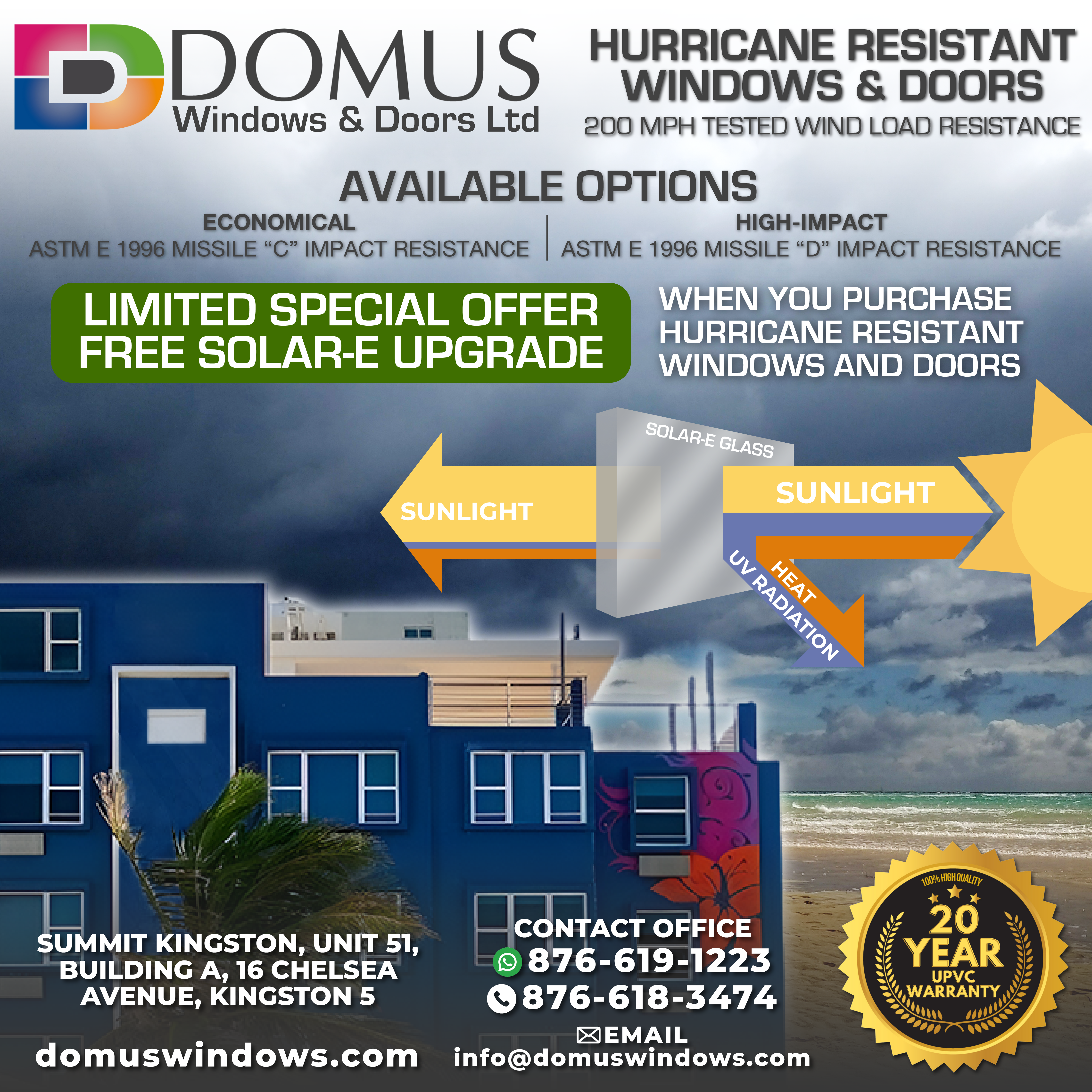 Jamaica Domuv upgrade feature