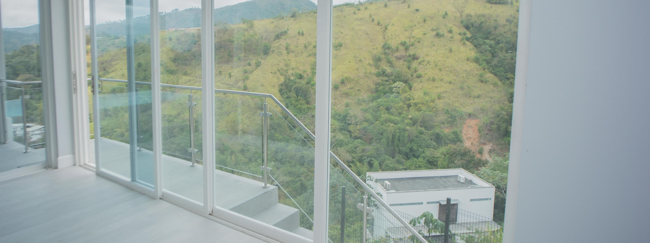 Finished Domuv residential villa with white uPVC openings